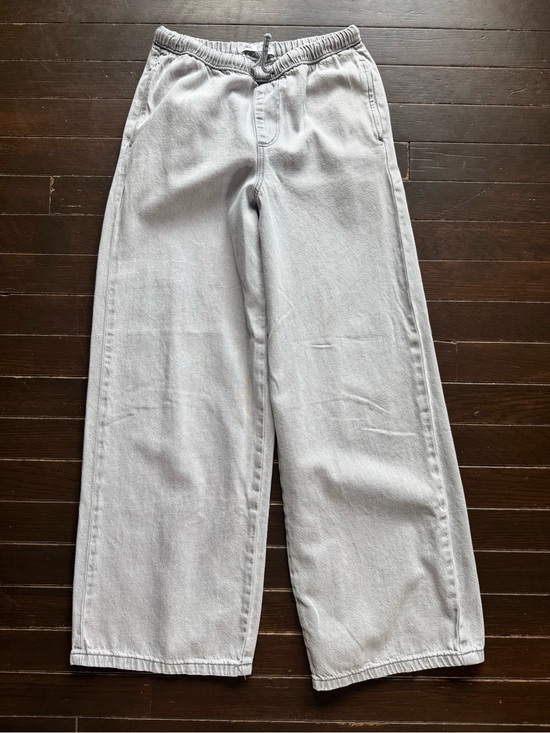 Zara Other - Zara Light Gray Wide-Leg Kids Pants
